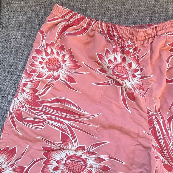 Patagonia Baggies 5” Peak Pink Cereus Flower Shorts Mens Size Large. - Picture 4 of 7